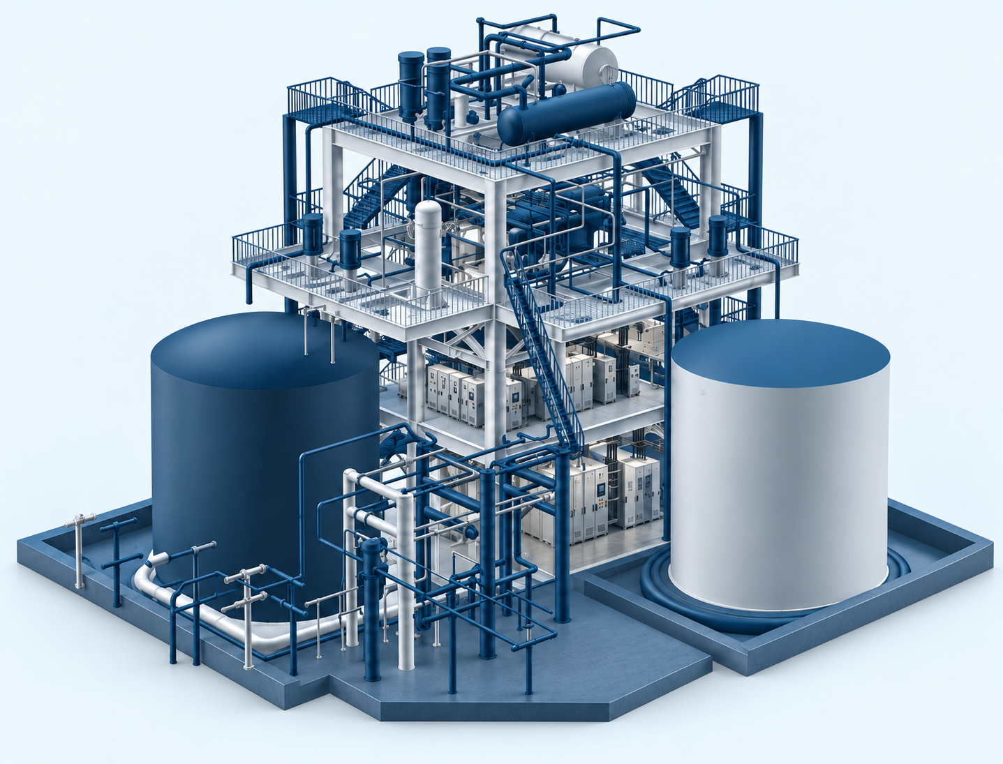 Approved equipment layout rendering